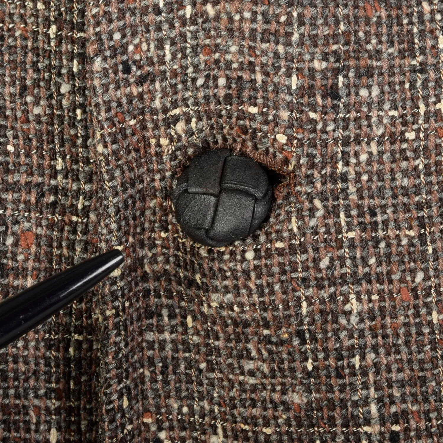 1950s Mens Wool Tweed Overcoat Fall Outerwear Coat