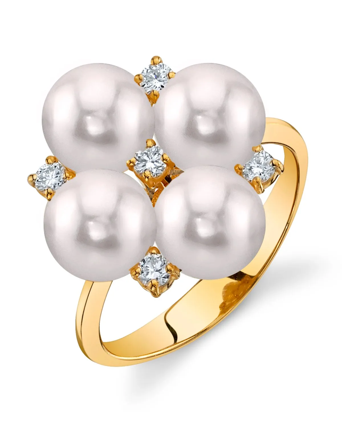 Akoya Pearl & Diamond Renee Ring