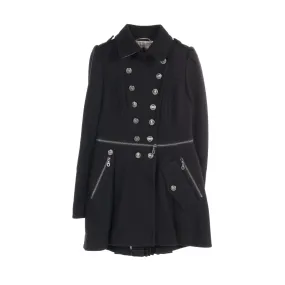 Burberry Blue Label Wool Outerwear Black