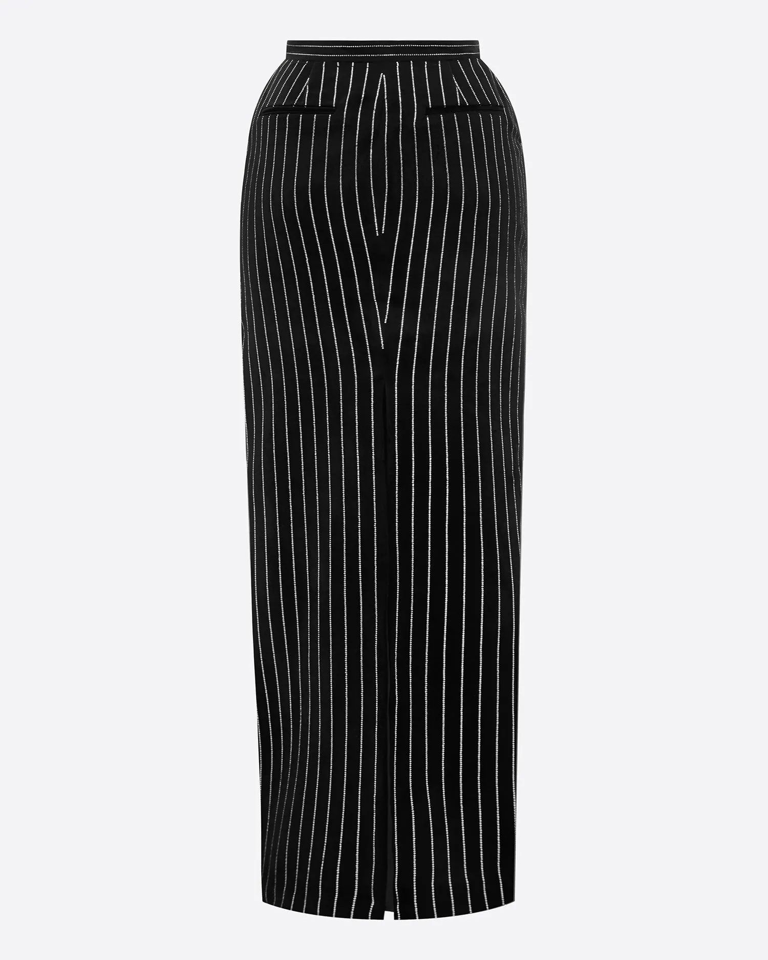 Column Skirt in Crystal Velvet