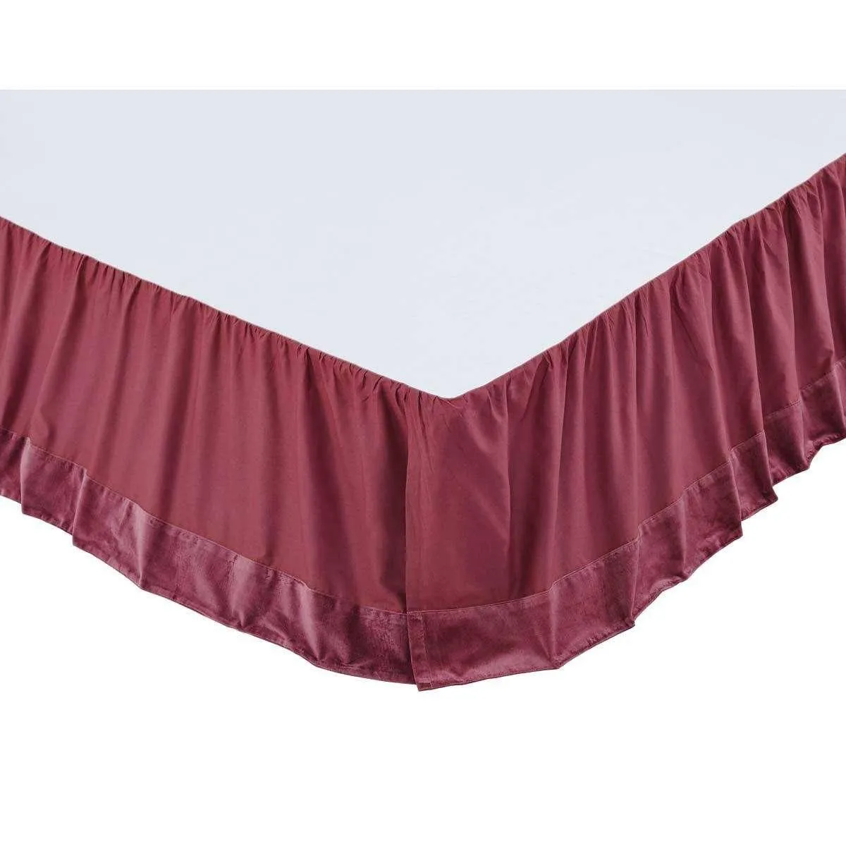 Eleanor Mauve Bed Skirts VHC Brands