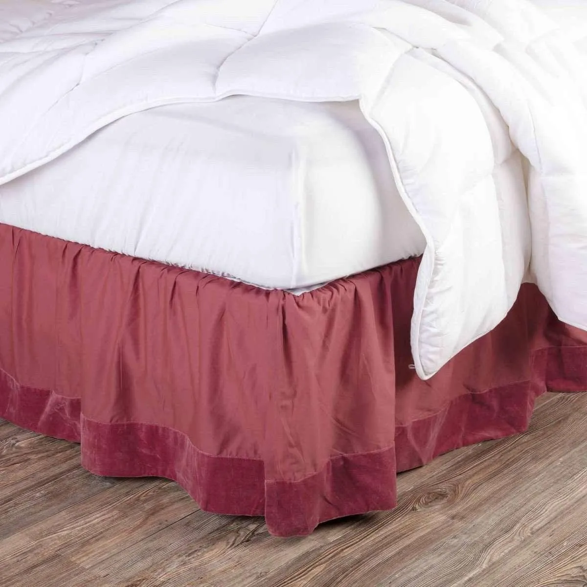 Eleanor Mauve Bed Skirts VHC Brands