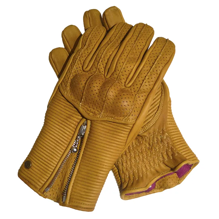 Goldtop England - Silk Lined Raptor Gloves - Sand