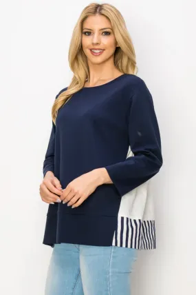 Joh Regina Top Navy