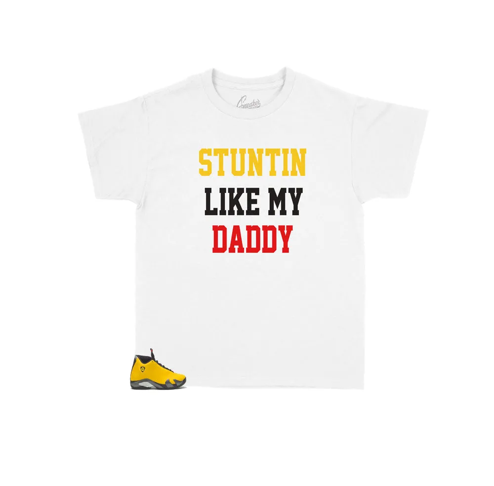 Kids -  University Gold 14 Stunt Like Daddy Shirt