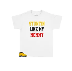 Kids -  University Gold 14 Stunt Like Mommy Shirt