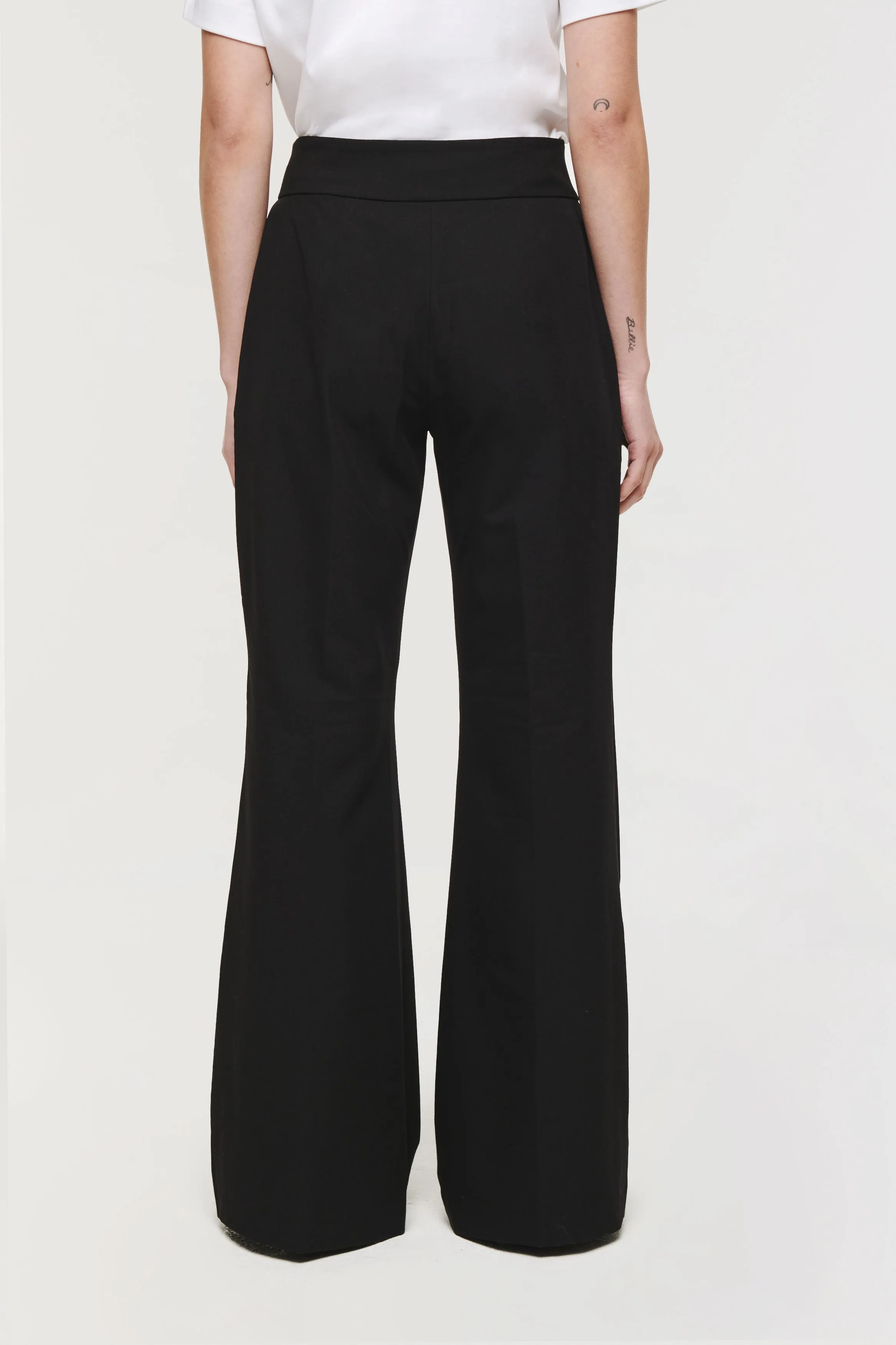 Kiko Boot Leg Pleated Trousers