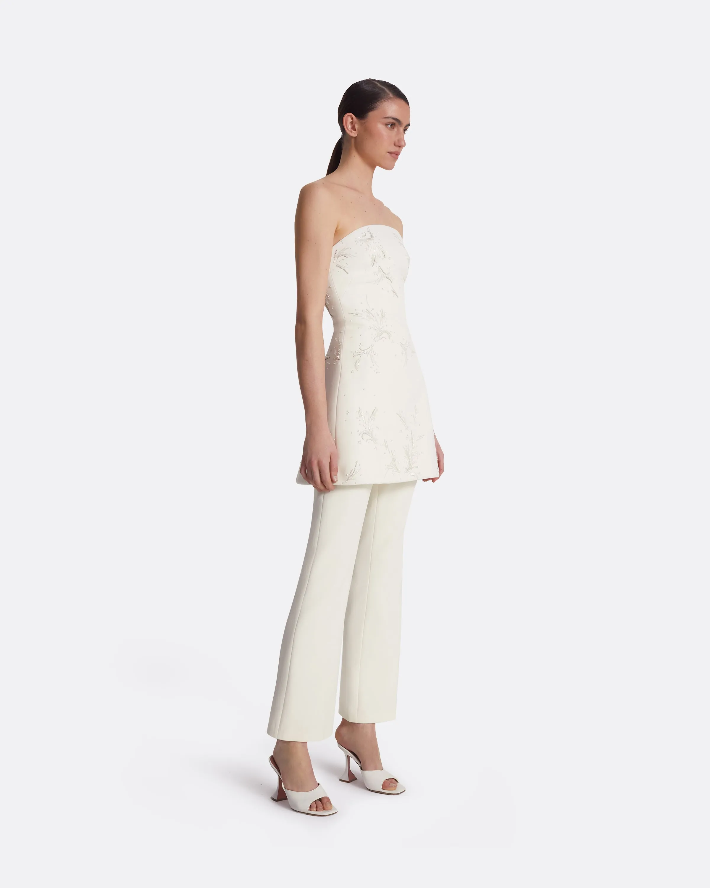 Mari Ivory Trousers