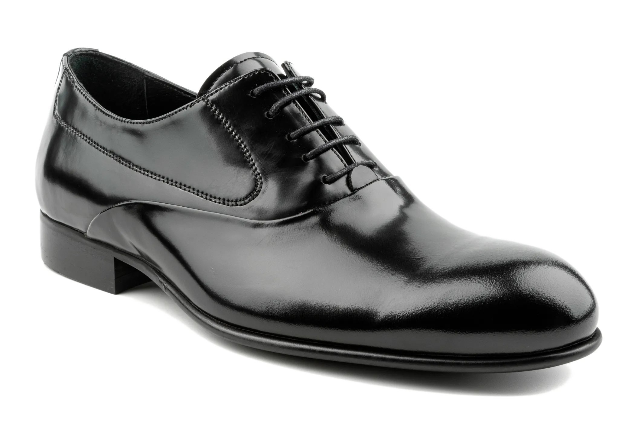 Men Formal Shoes, Leather Sole Oxford Shoes, Patent Leather Oxfords Oxford Shoes ,Black Oxford Not Brogues: Ari by Debbano