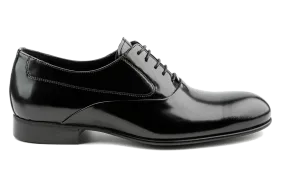 Men Formal Shoes, Leather Sole Oxford Shoes, Patent Leather Oxfords Oxford Shoes ,Black Oxford Not Brogues: Ari by Debbano