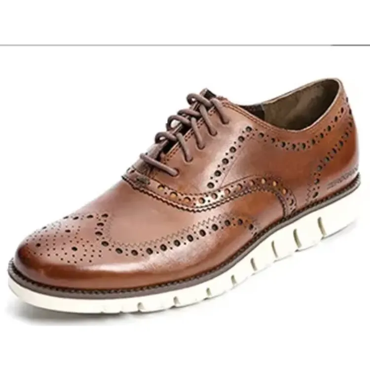 Men's Lightweight Oxford Leather Shoes with Durable Sole | Perfect for Everyday Wear