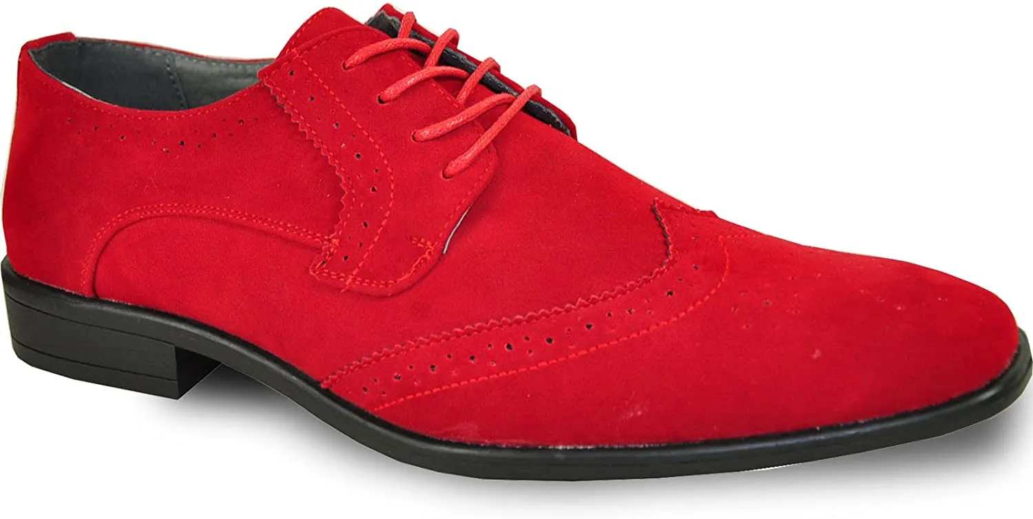 Men's Red Classic Oxford with Leather Lining Shoes