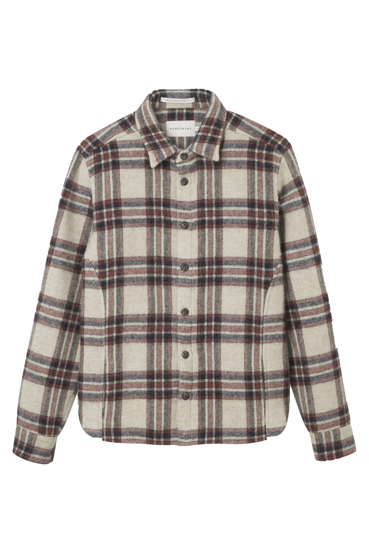 Peregrine - Wool Overshirt in Oakham Check