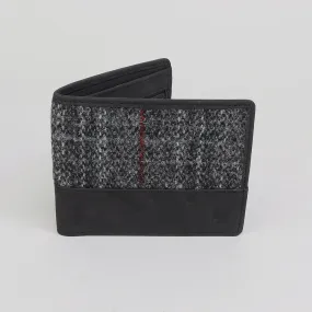 Premium Grey Harris Tweed Wallet