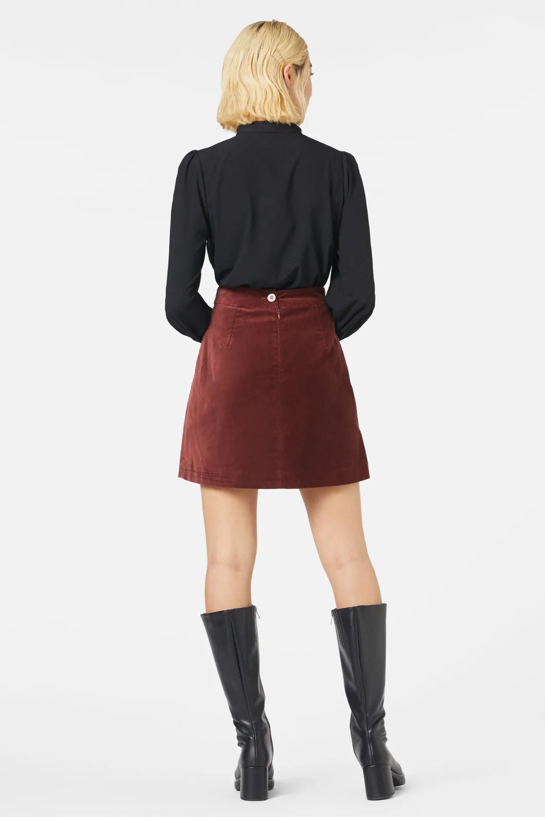 Rachel Velvet Skirt