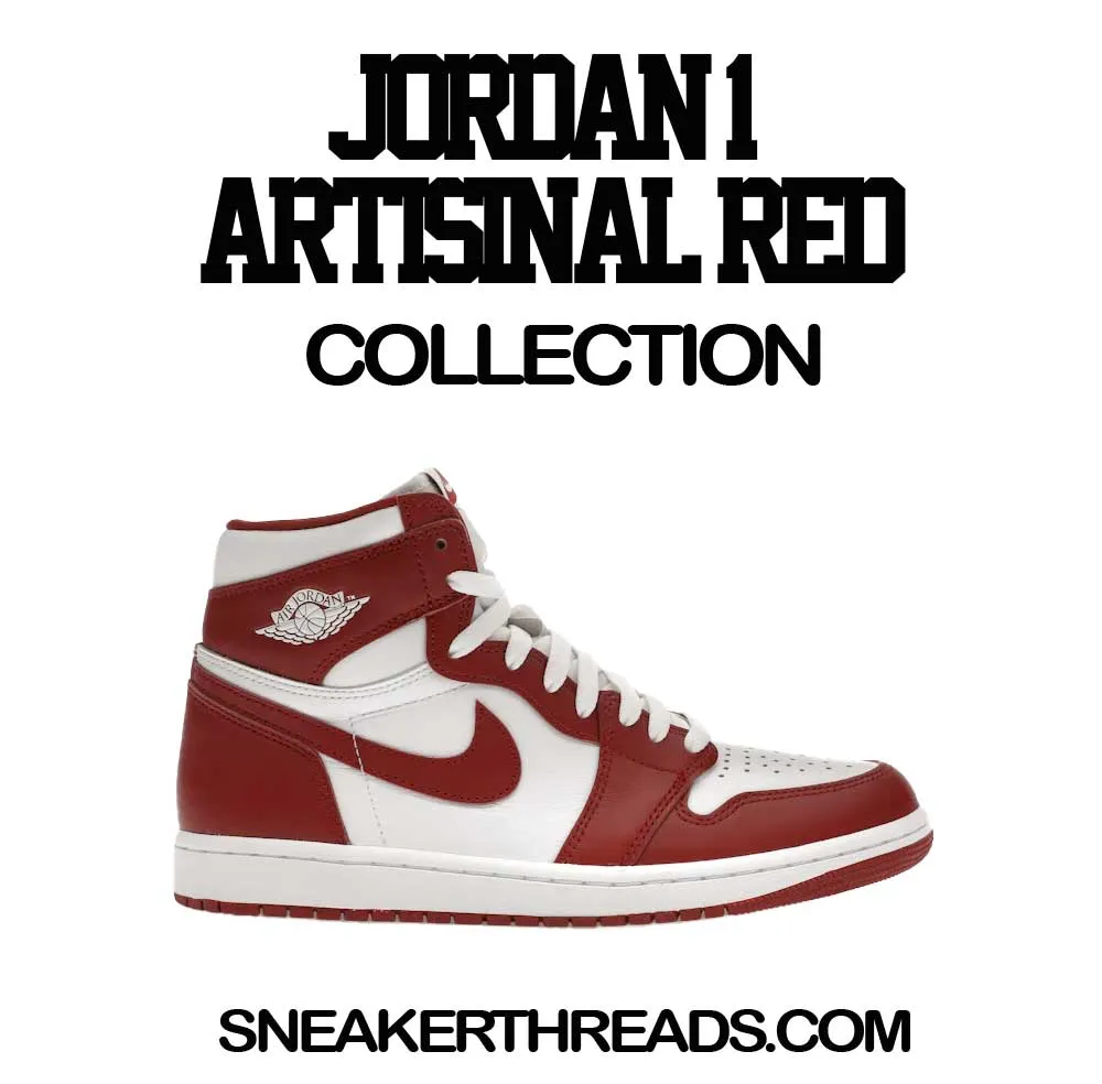 Retro 1 Artisanal Red Clean Pair Shirt