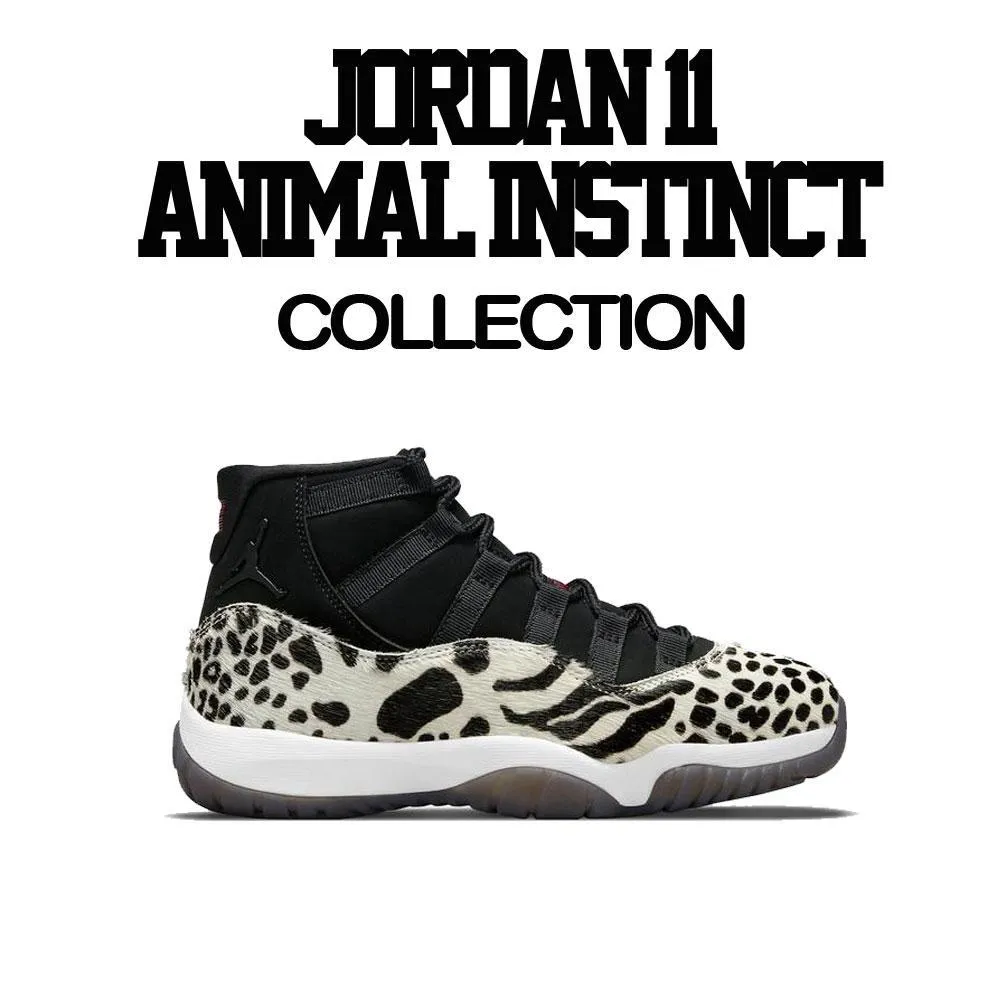 Retro 11 Animal Instinct Kicking It Shirt