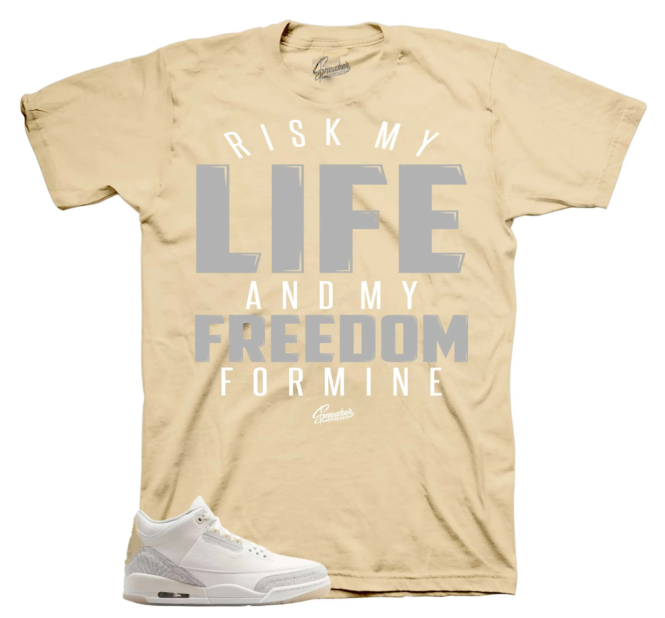 Retro 3 Craft Ivory My life Shirt