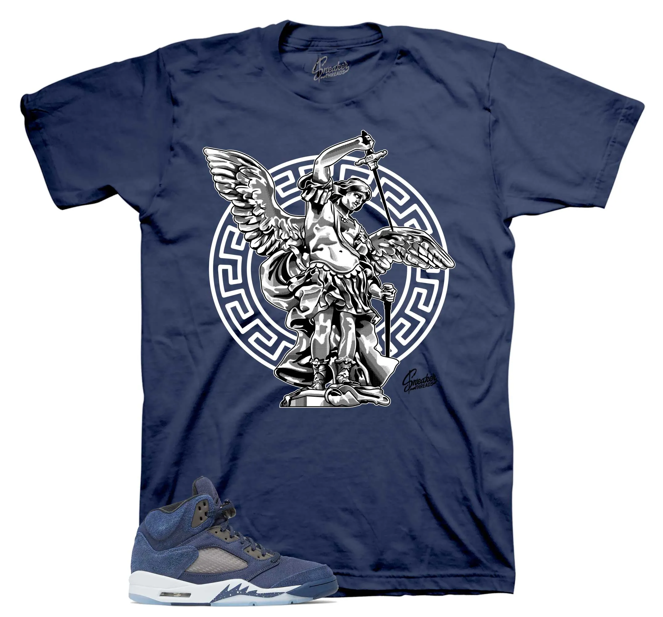 Retro 5 Midnight Navy ST Micheal Shirt