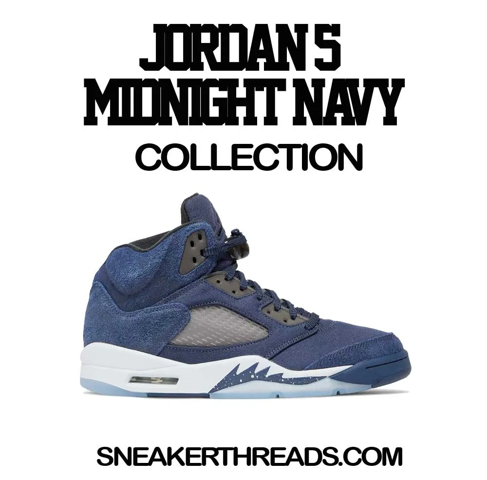 Retro 5 Midnight Navy ST Micheal Shirt