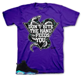 Retro 6 Aqua Don't Bite Shirt