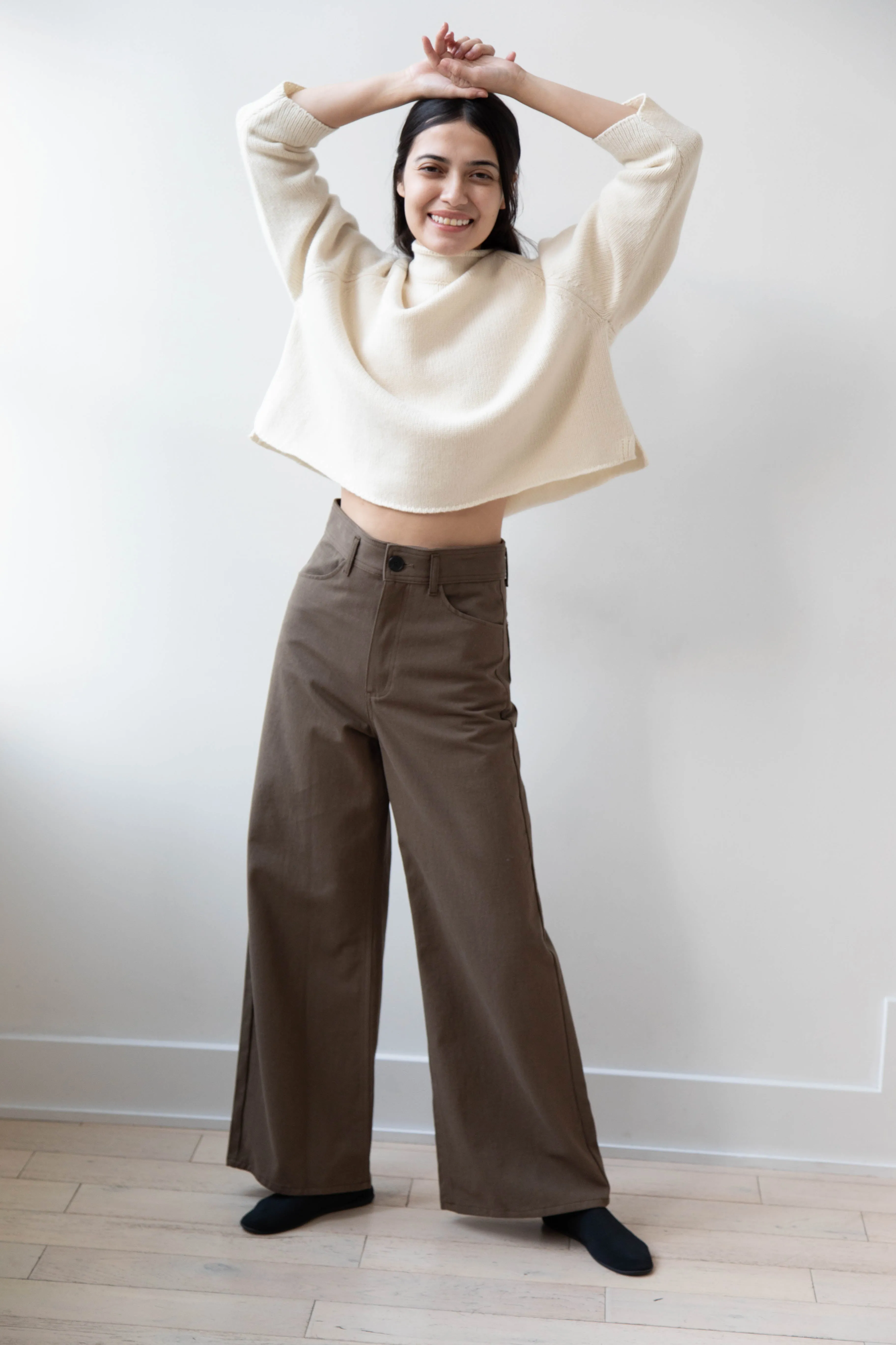 Sandbeige | Henry Pants in Khaki