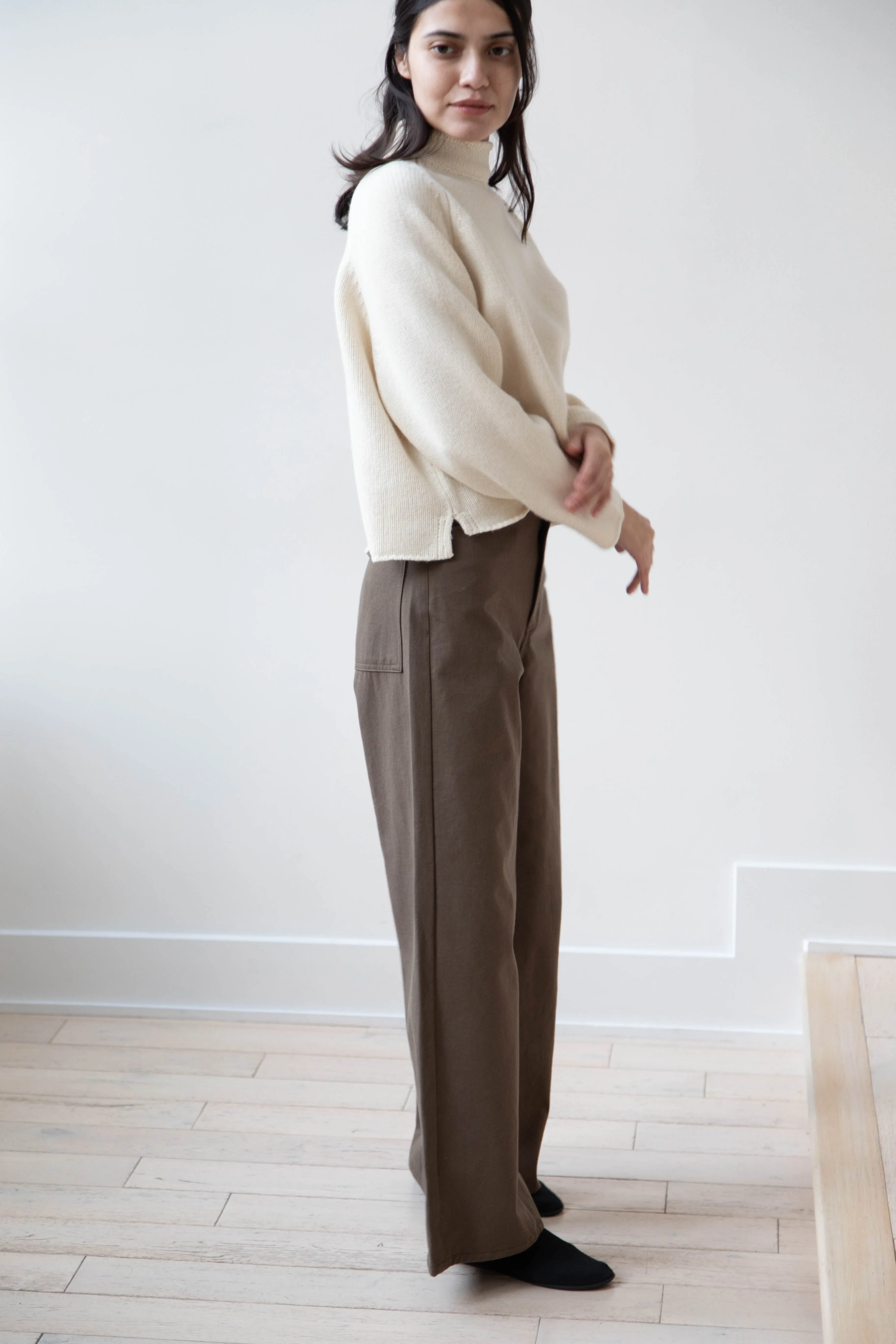 Sandbeige | Henry Pants in Khaki