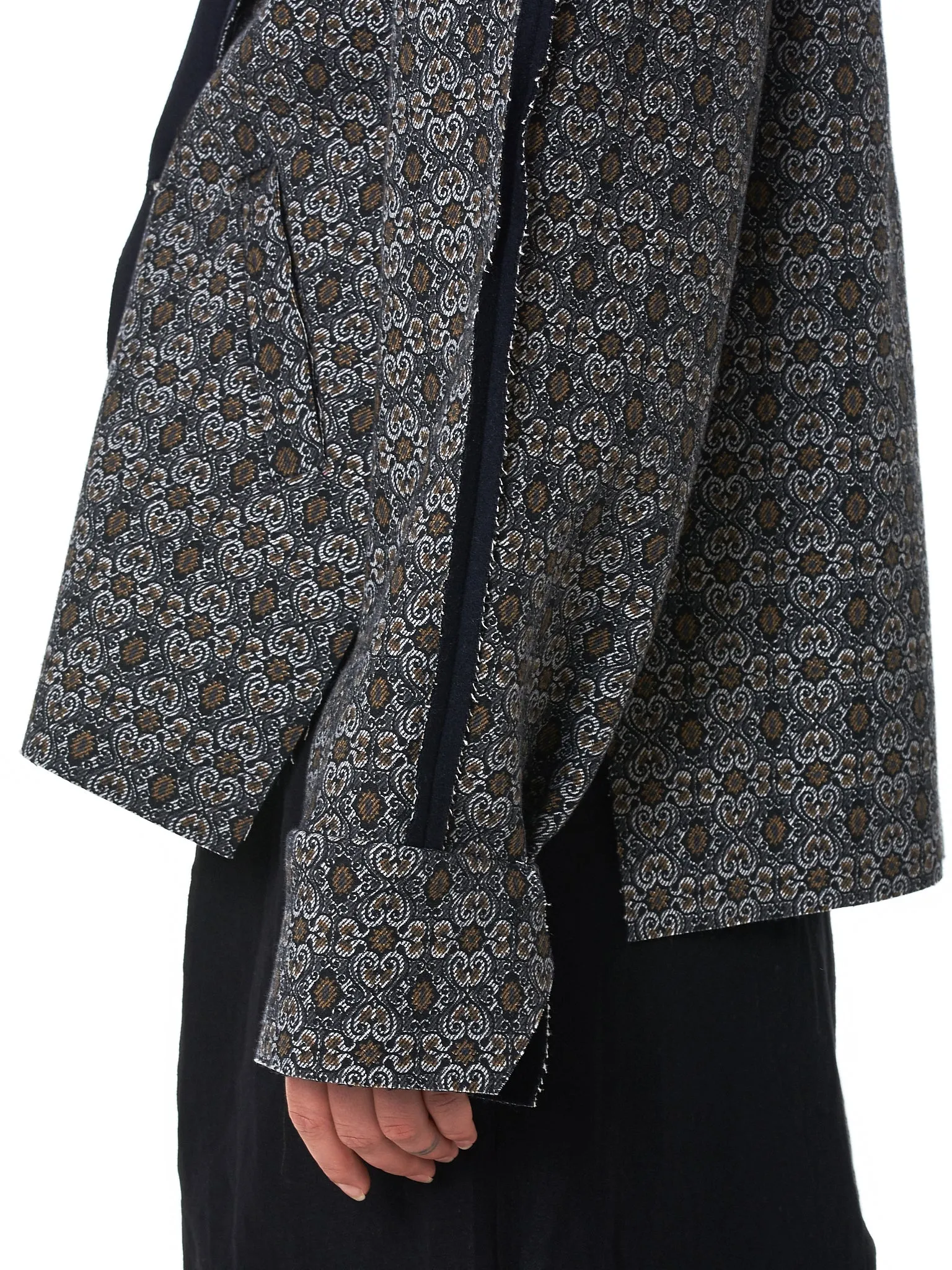 Split Seam Jacquard Jacket (C1-PRINTED-JACQUARD)