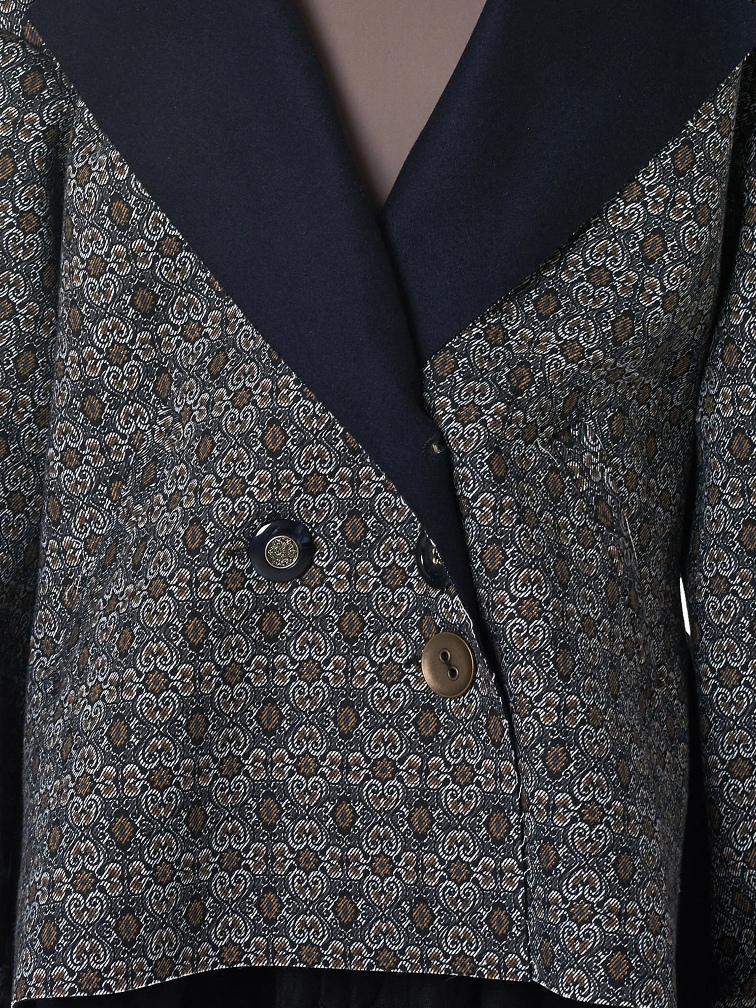 Split Seam Jacquard Jacket (C1-PRINTED-JACQUARD)