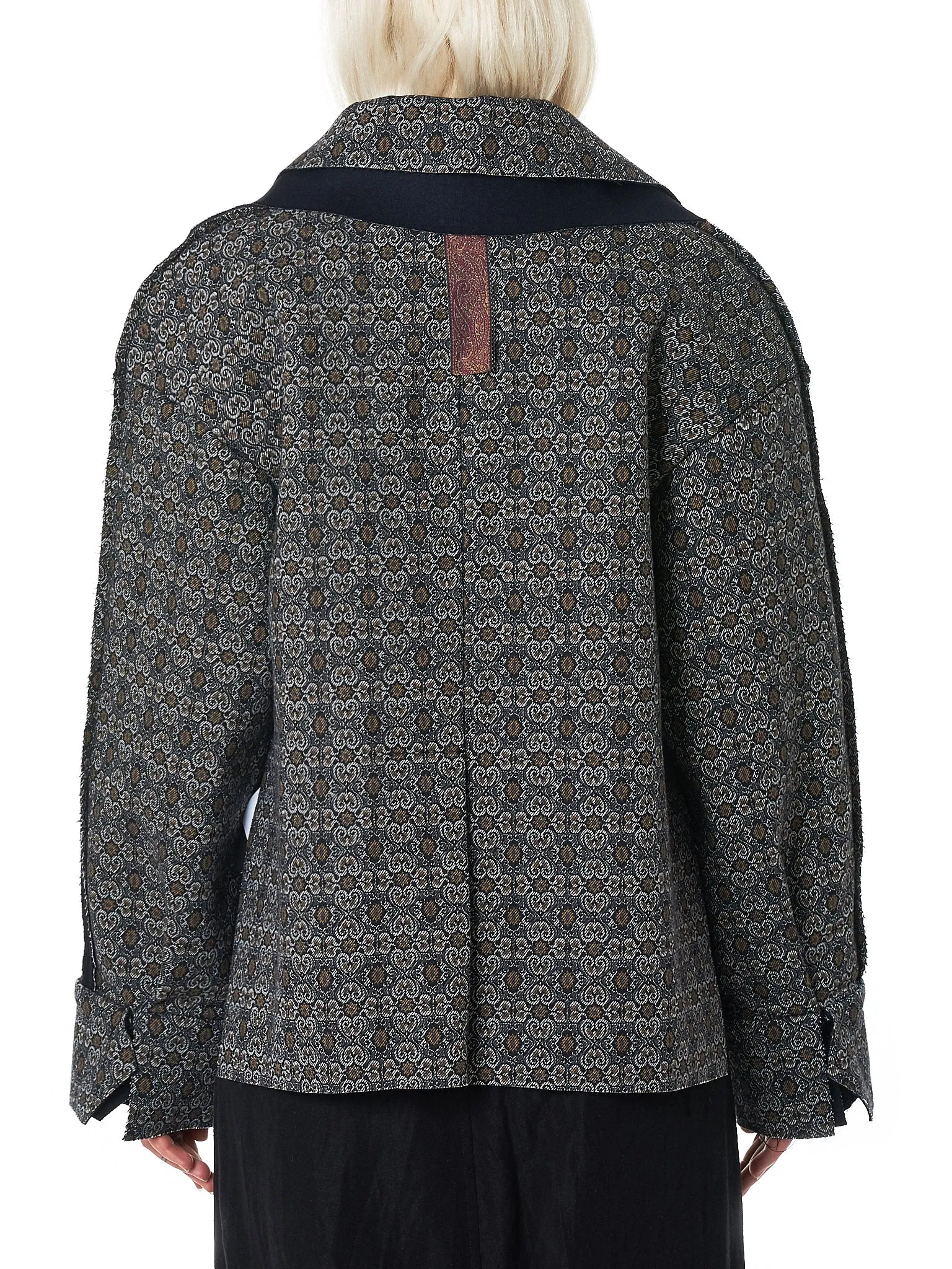 Split Seam Jacquard Jacket (C1-PRINTED-JACQUARD)