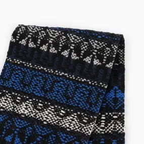 Stripe Jacquard Tweed - Blue Mix