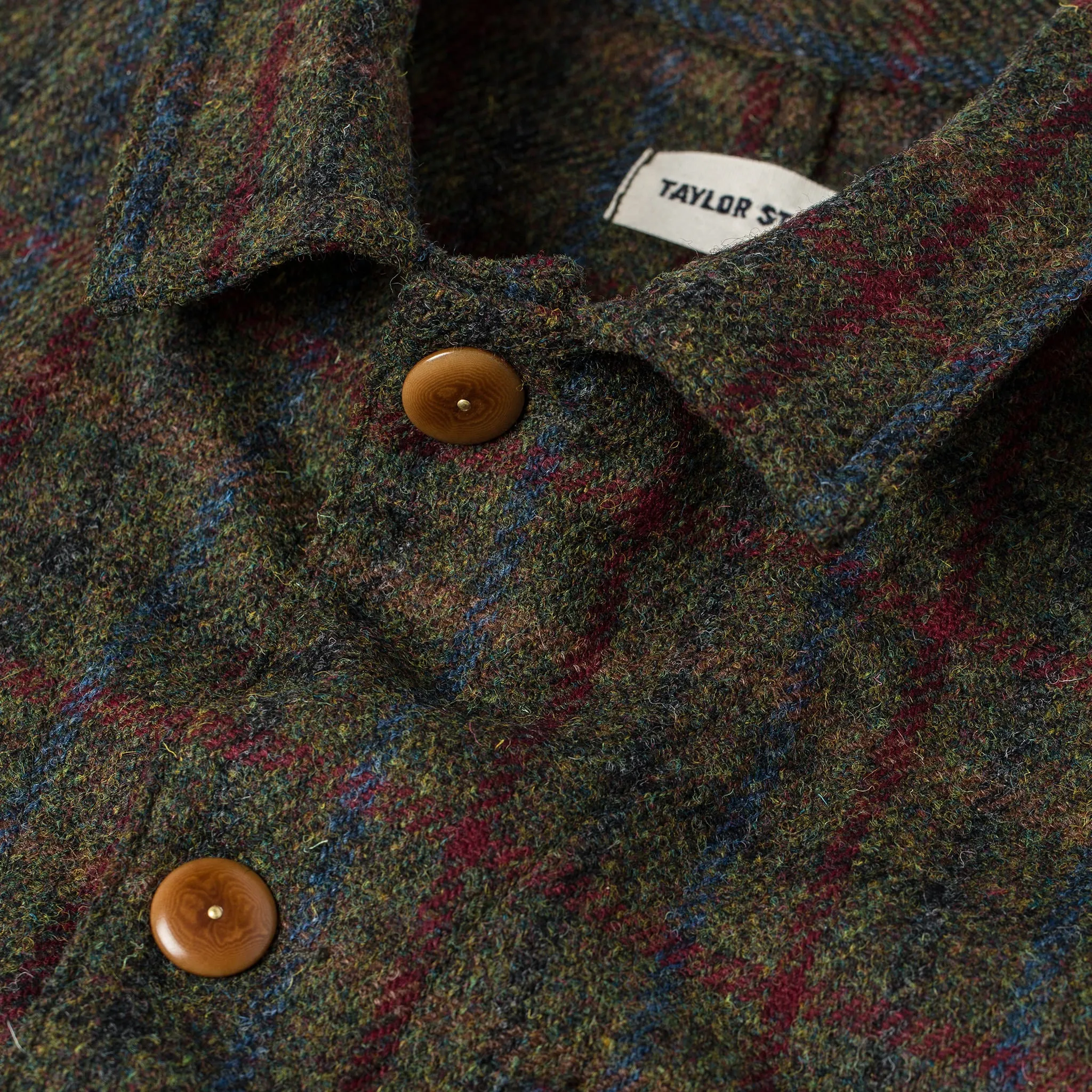 The Ojai Jacket in Harris Tweed Plaid