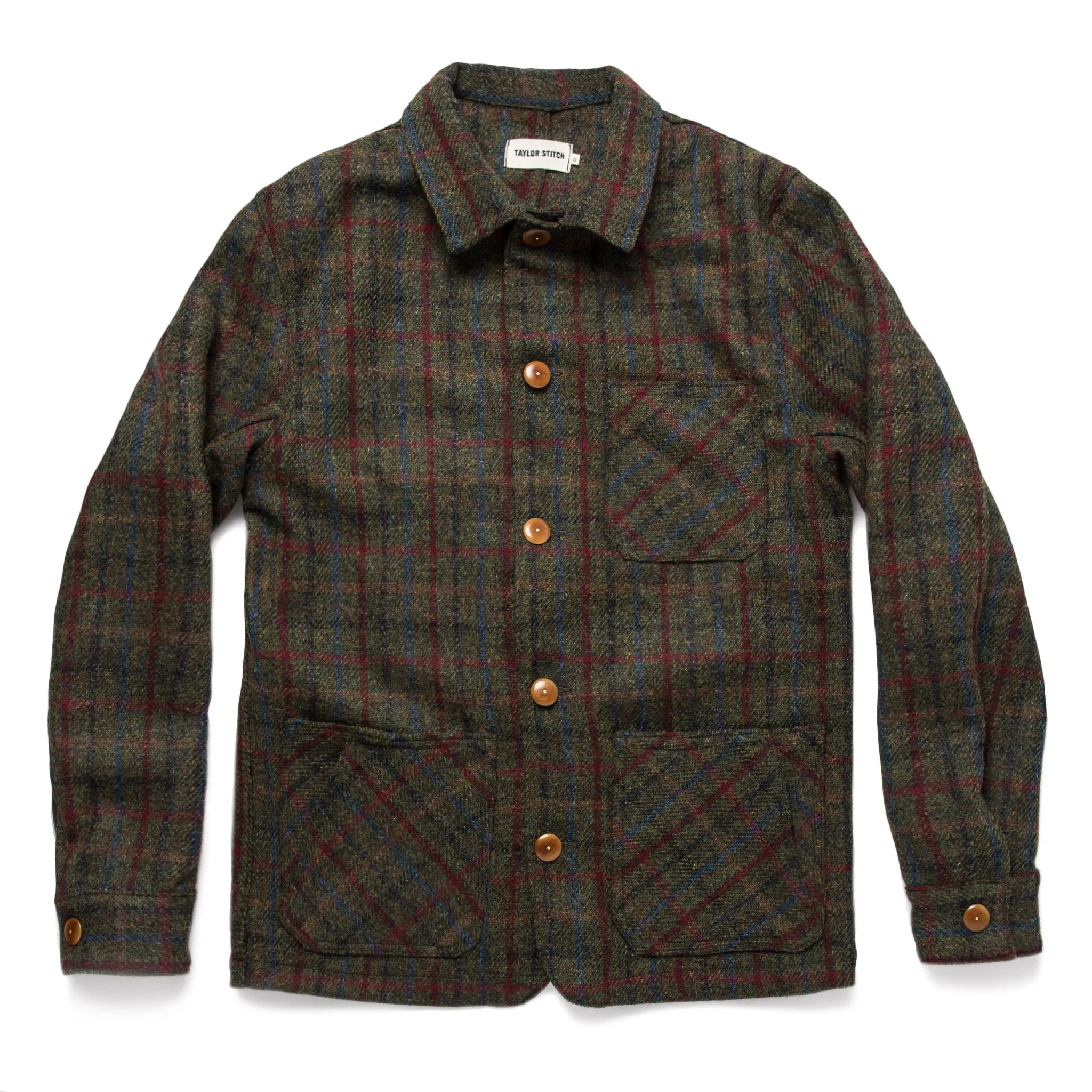 The Ojai Jacket in Harris Tweed Plaid