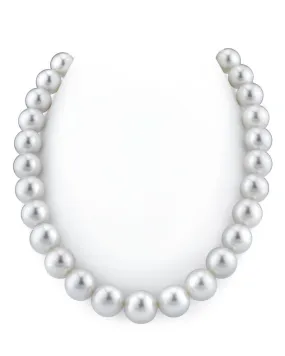 White South Sea Pearl Necklace, 13.0-15.0mm - AAAA Quality