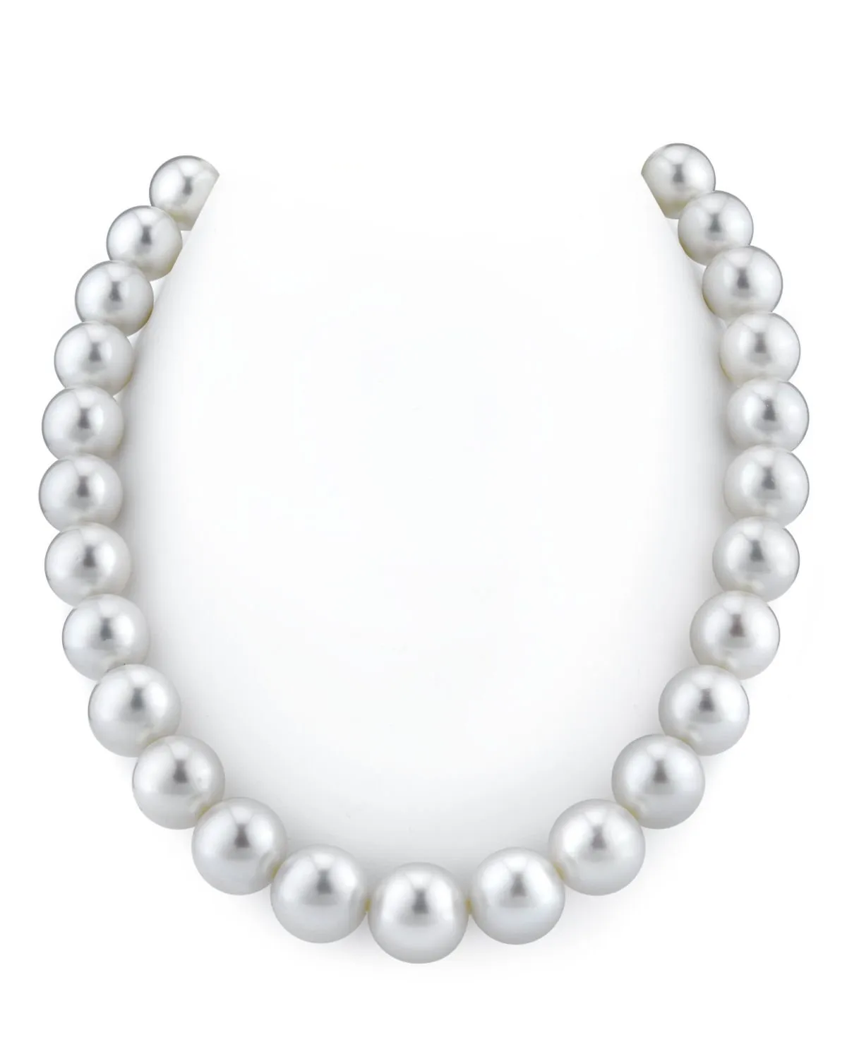 White South Sea Pearl Necklace, 13.0-15.0mm - AAAA Quality