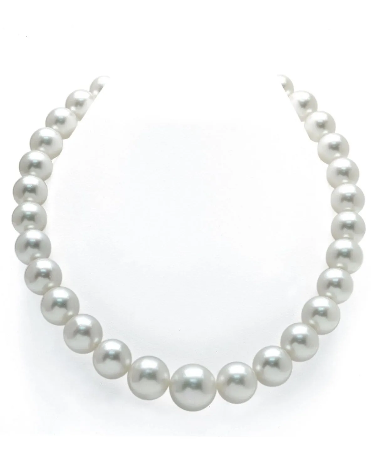 White South Sea Pearl Necklace, 13.0-15.0mm