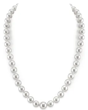 White South Sea Pearl Necklace, 8.0-10.0mm - AAAA Quality