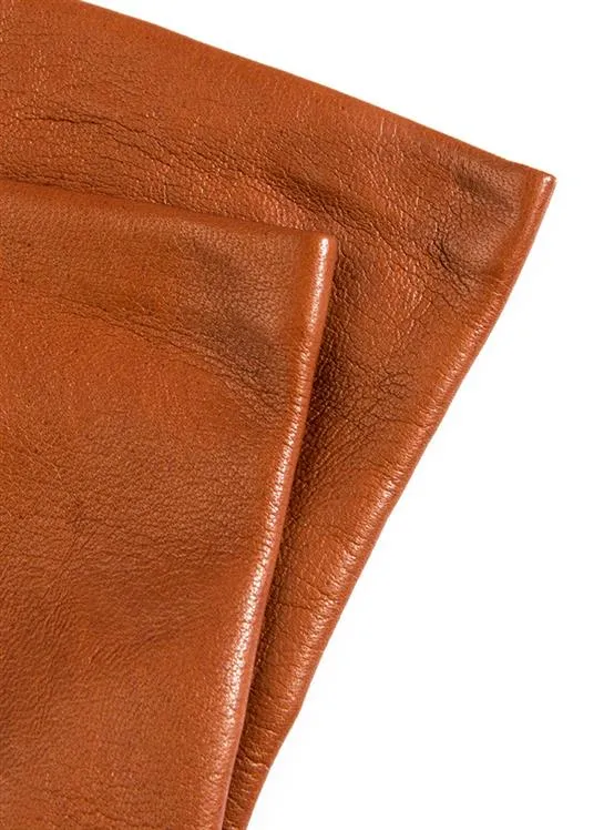 Women's Heritage Three-Point Silk-Lined Leather Gloves