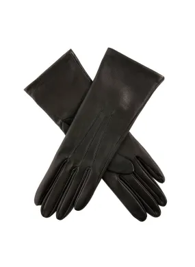 Women's Heritage Three-Point Silk-Lined Leather Gloves