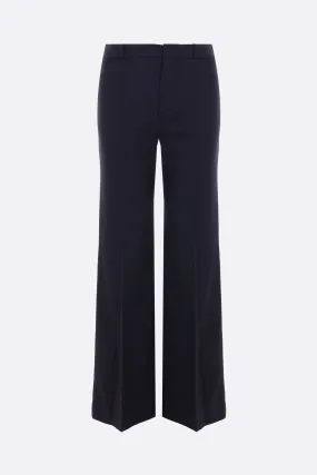 Wool Flared Trousers