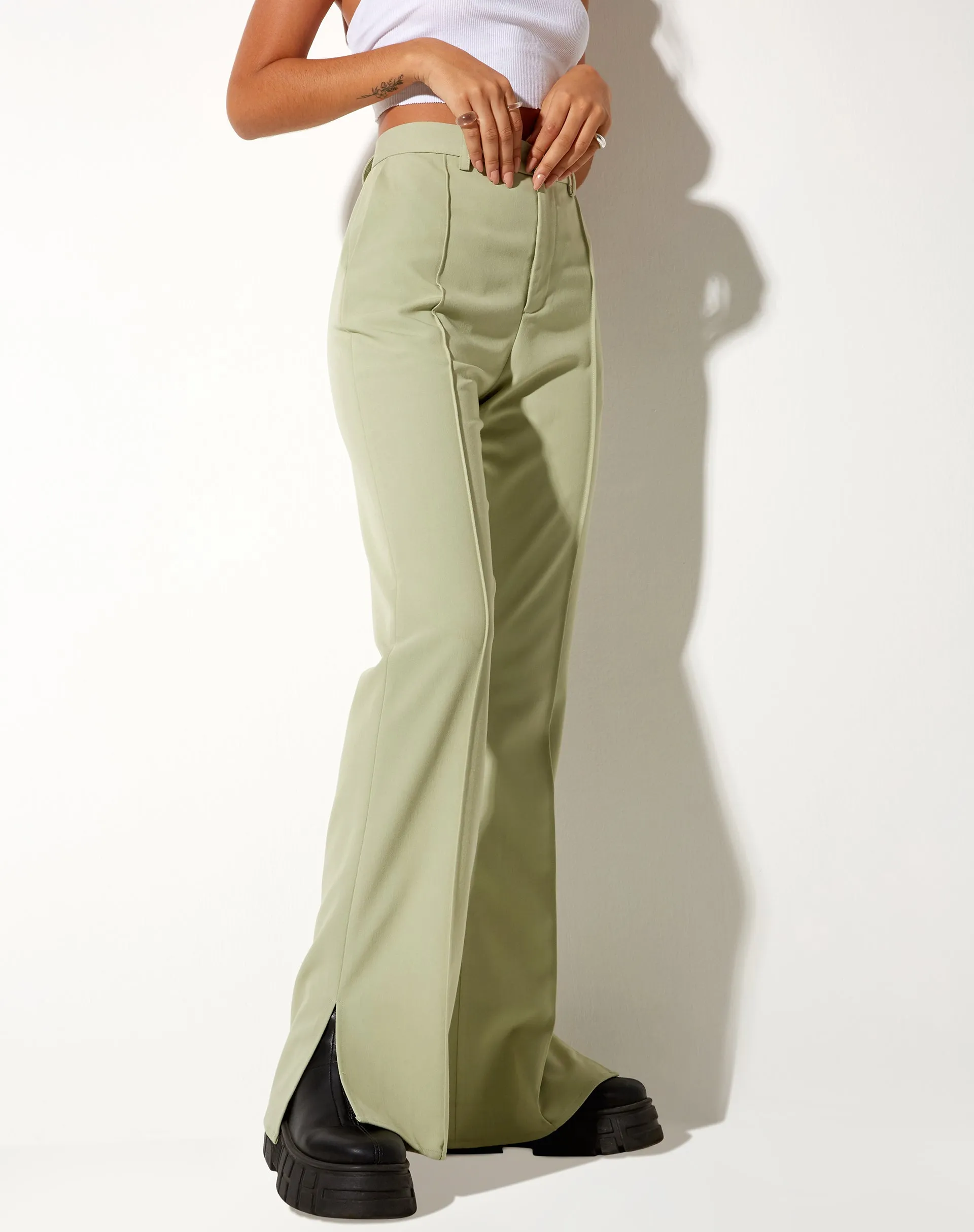 Zovey Trouser in Sage